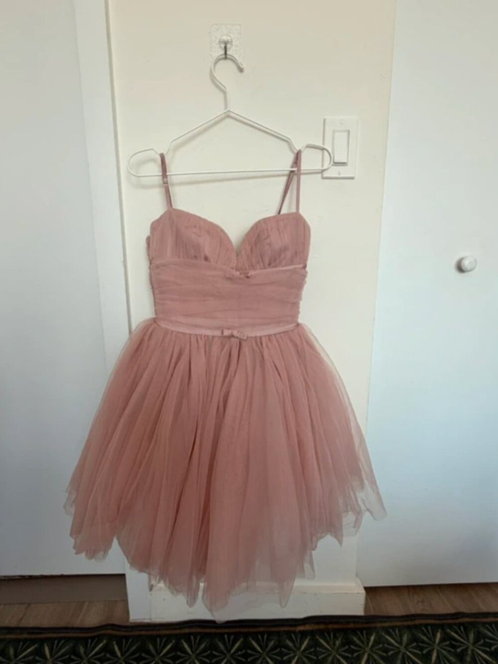Princess French rose tulle mini dress house of CB